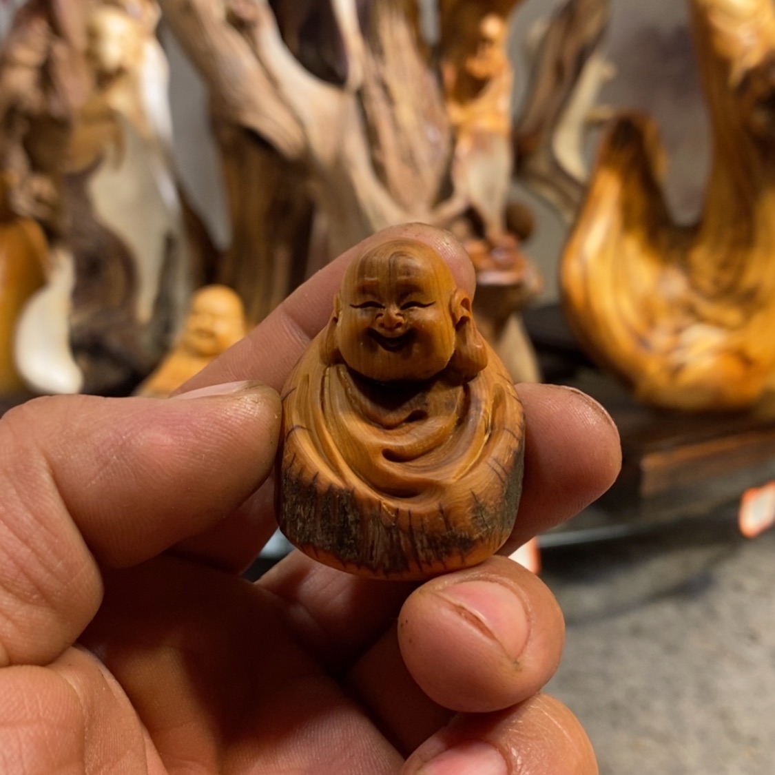 【闪购商品】柏木（崖柏）根雕木雕工艺品摆件家居手把件
