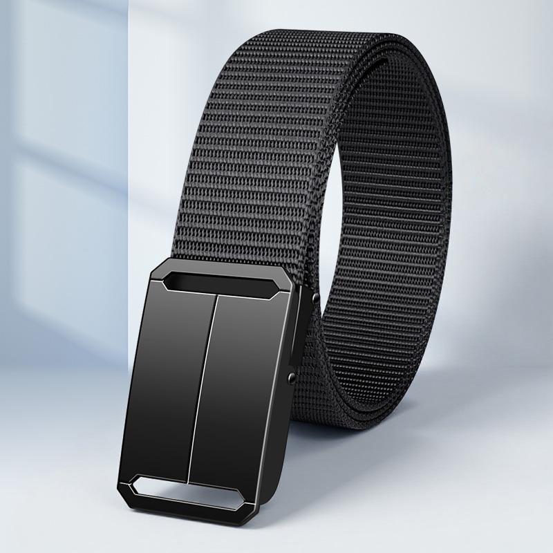 合金平滑扣男士免打孔腰带商务经典日常牢固耐用易搭配款裤腰带