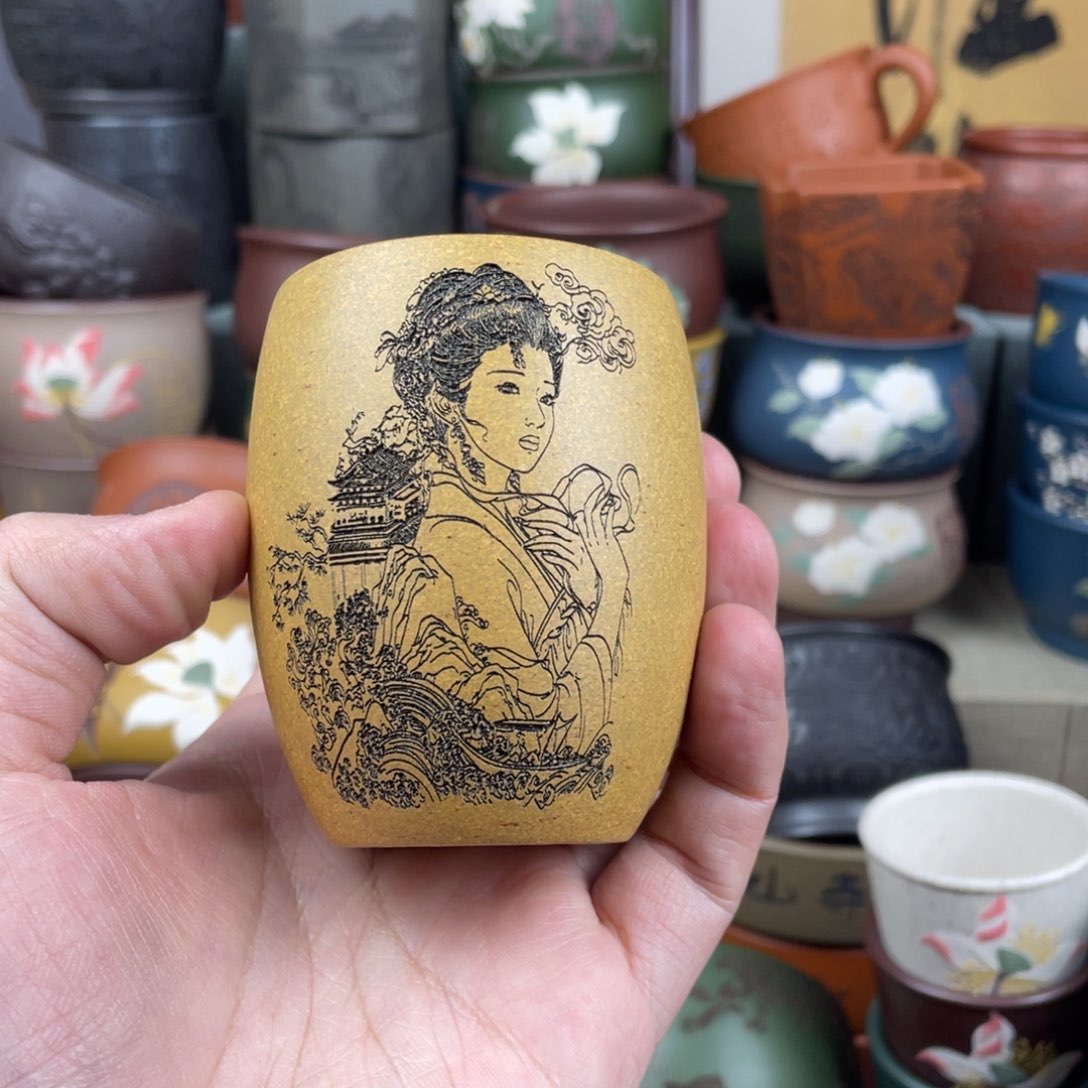 紫砂茶杯紫砂茶杯