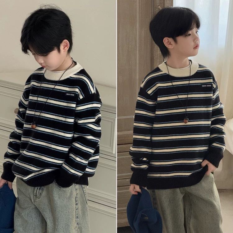 霖霖小猪冬季新款毛衣 （羊毛毛衣会起球）68003