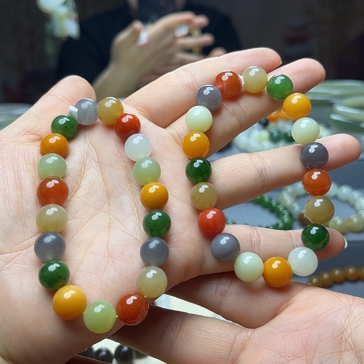 和田玉手链未镶嵌多样性发货拍一发一