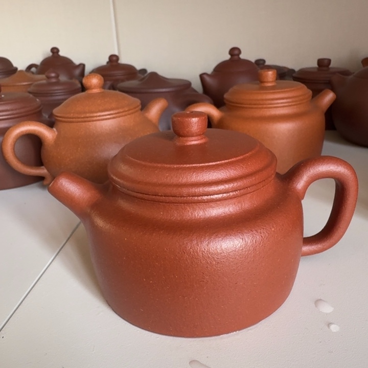 紫砂茶杯挑纯红将坡得中200cc