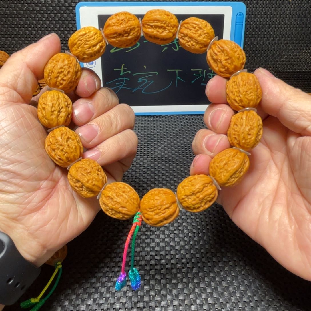 文玩核桃手串京八棱手持20