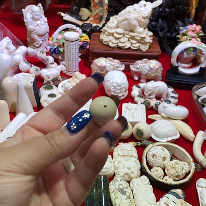 17.5圆珠保真天然猛犸