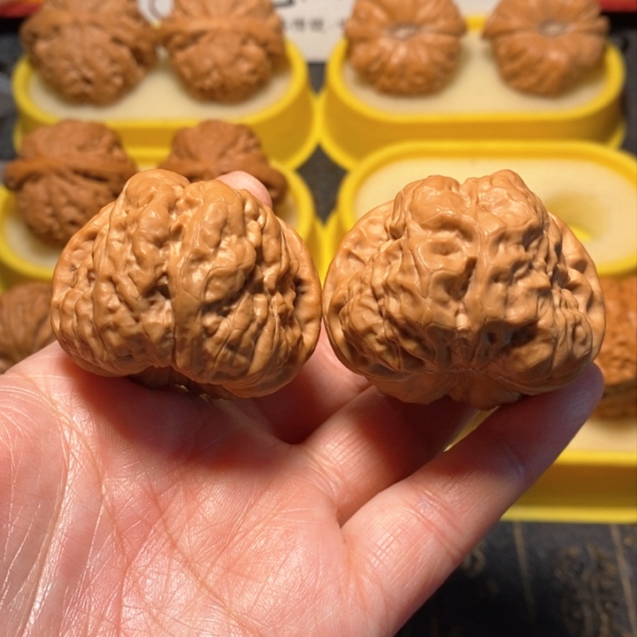 文玩核桃把件蛤蟆头 43 45