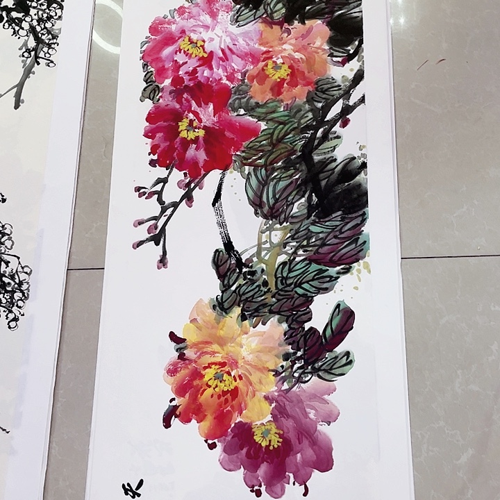 国画张圣敏先生纯手绘