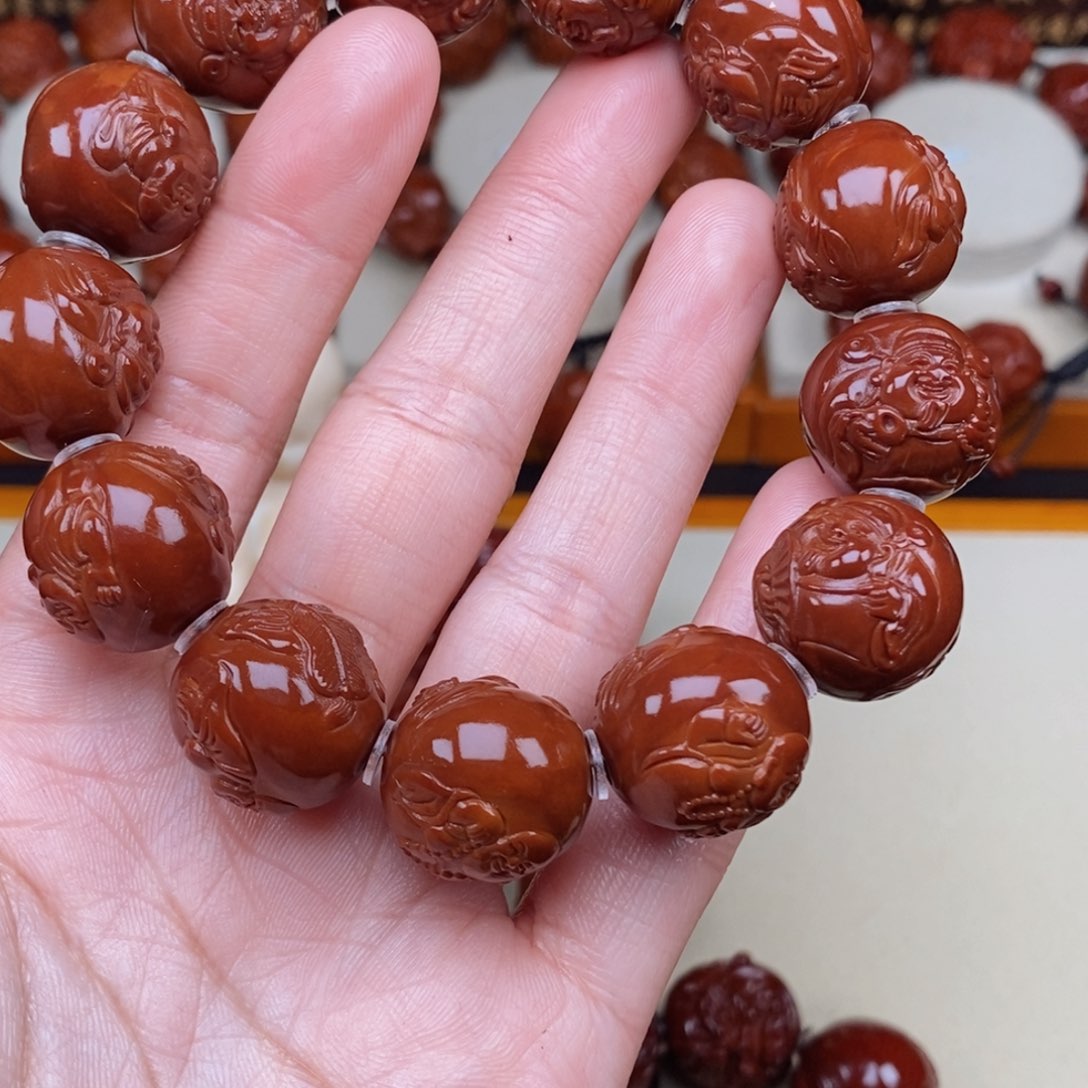 橄榄核把件大****8财迷财迷
