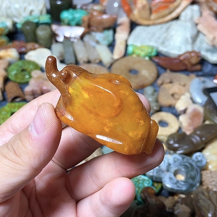 和田玉未镶嵌颈饰167