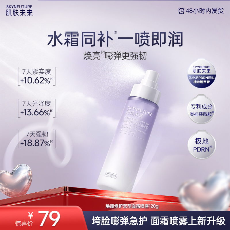 【面霜喷雾】肌肤未来焕能修护双萃面霜喷雾敏肌修护保湿舒缓直播商品图
