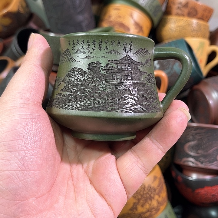 茶杯紫砂全手工紫砂主人杯