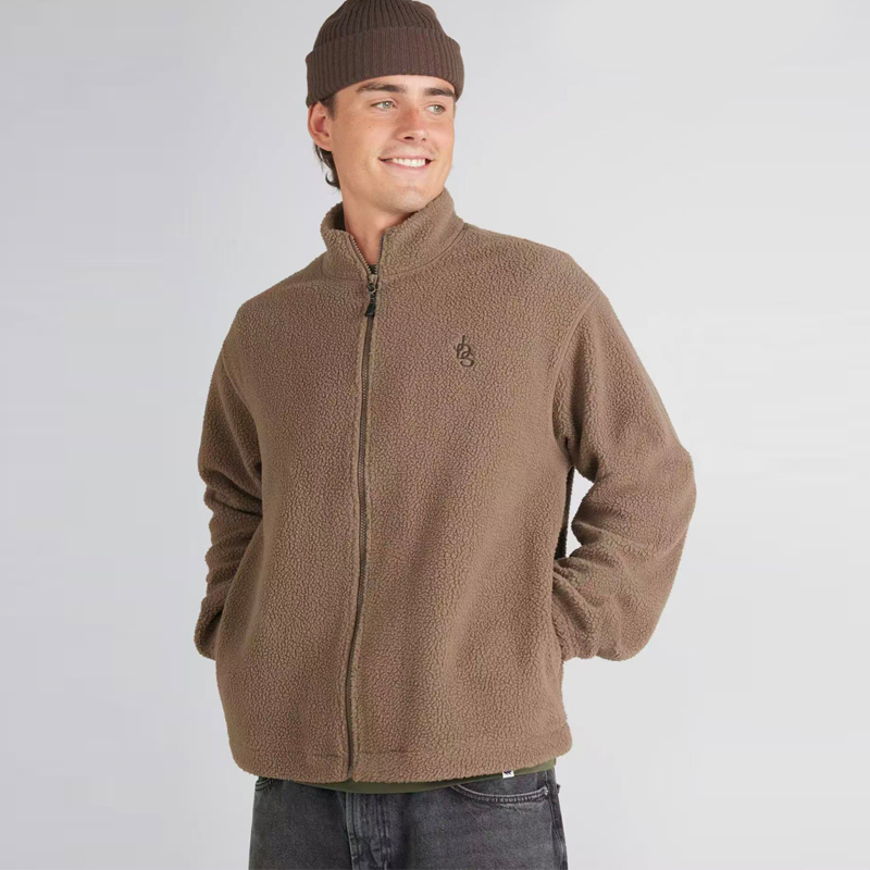 北欧户外抓绒衣！摇粒绒夹克男士春秋冬季宽松保暖运动立领外套