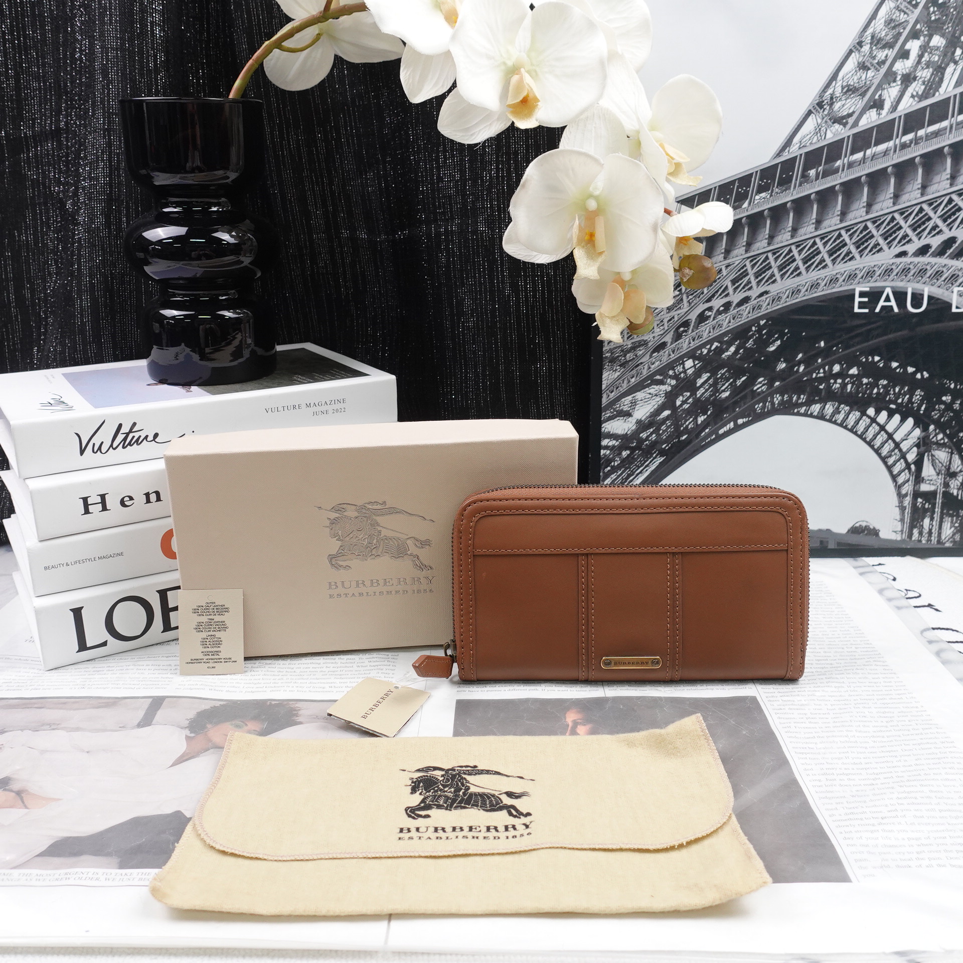 95新 BURBERRY/博柏利 钱包/T10321672