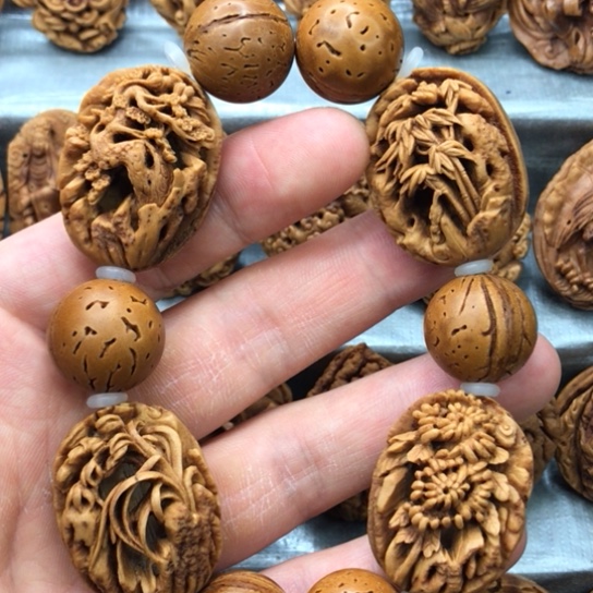 桃核手串桃核材质