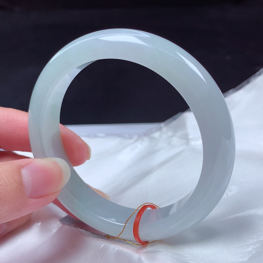 翡翠未镶嵌手镯57圈053032