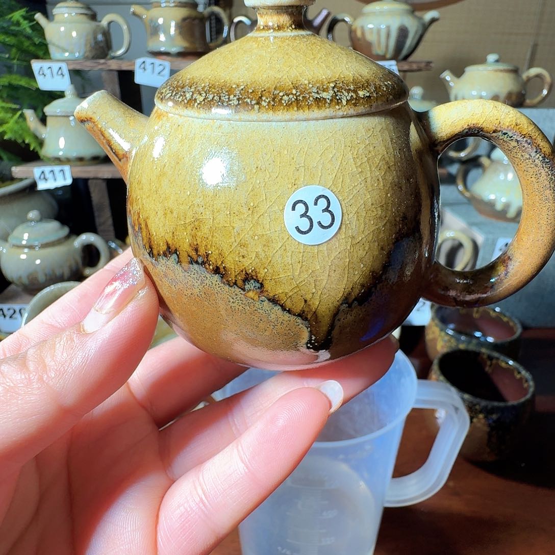 建水紫陶紫泥柴烧壶