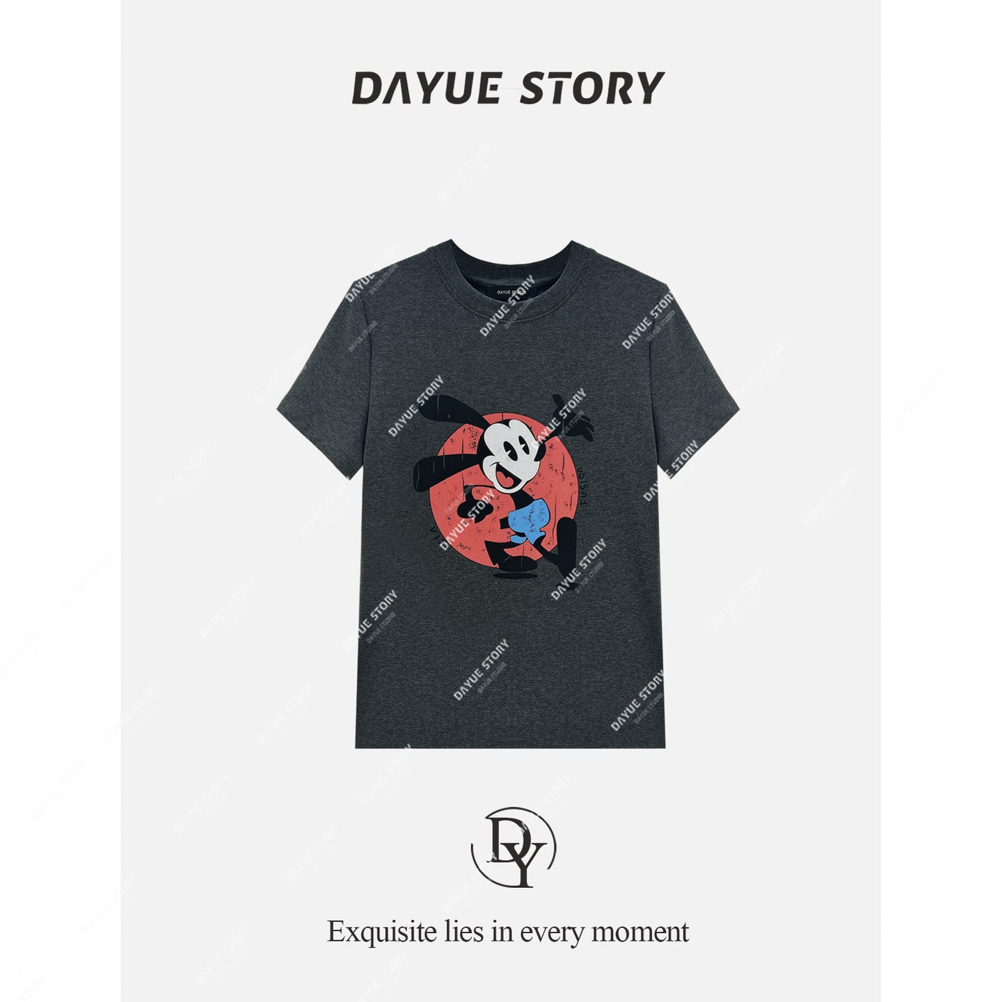 DAYUE【米奇T】洋气减龄~圆领短袖宽松型！夏季印花卡通T恤