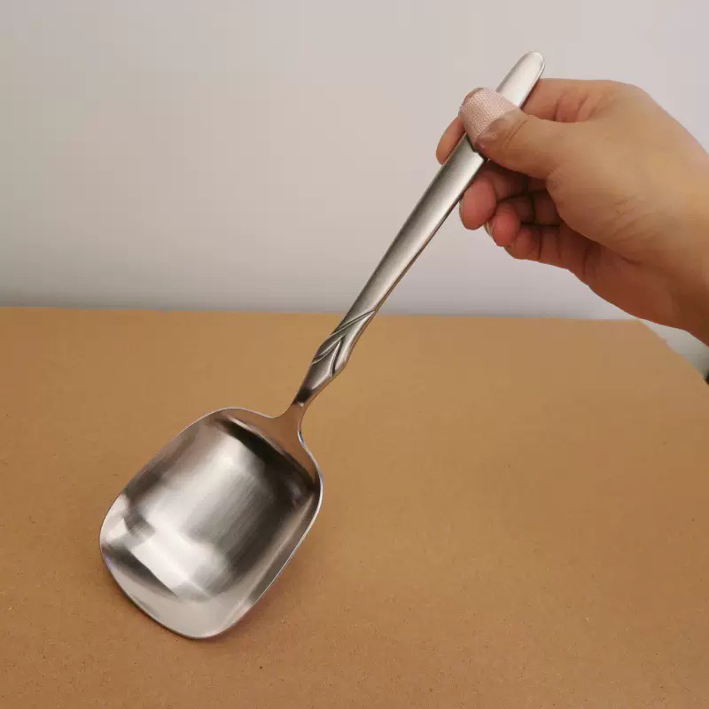 VE18-10不锈钢材质大公勺加厚公勺