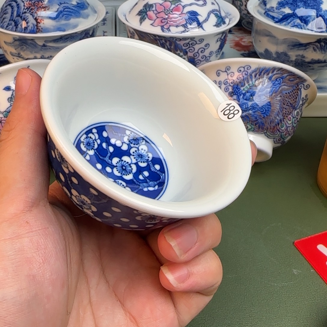 彦祖纯手工手绘茶具188