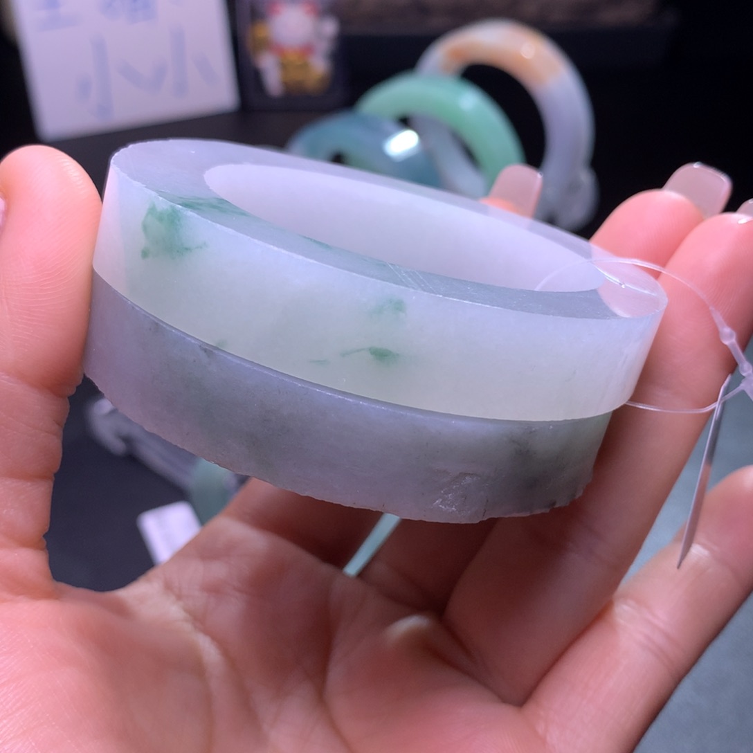 定制翡翠手镯贵妃未镶嵌