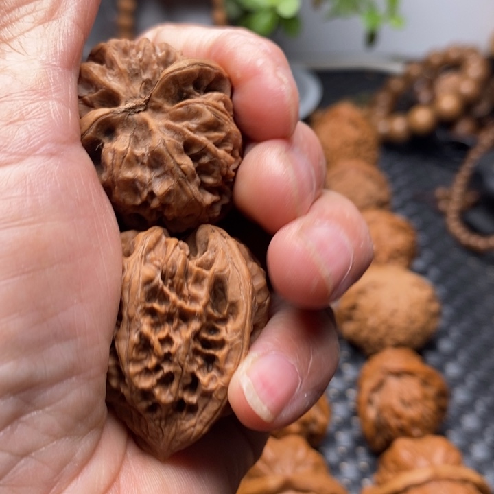 文玩核桃手串野牛手捻