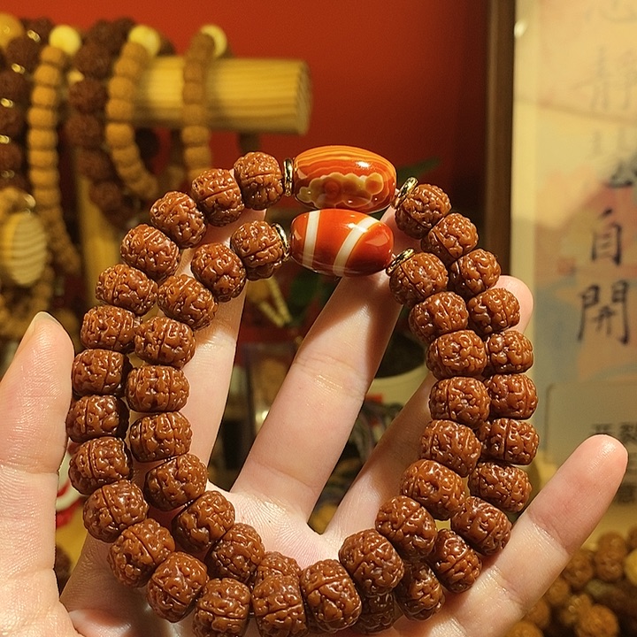 金刚菩提手串135玉华小玛双圈