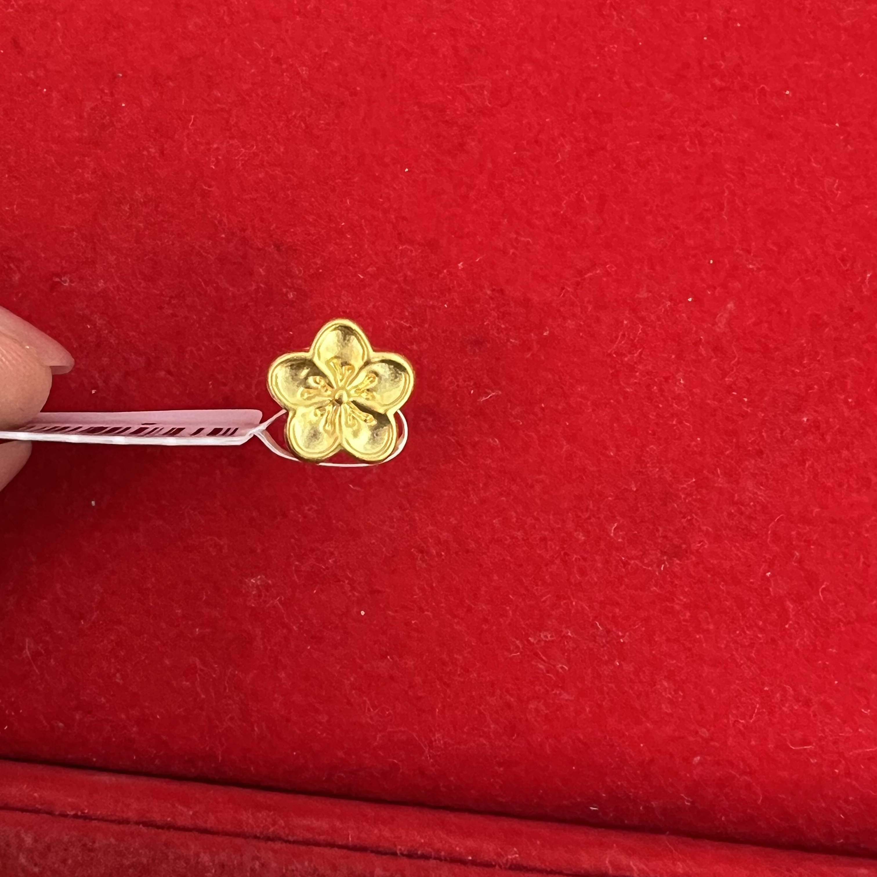 【思思专享】足金999 桃花 GP 0.29 纳金添福