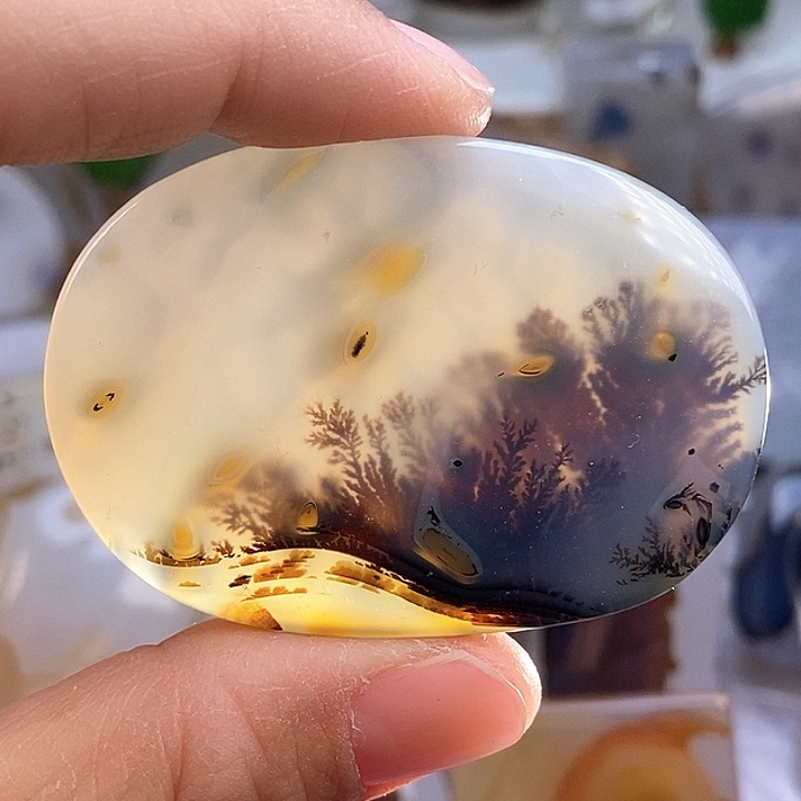 玛瑙/玉髓颈饰足银镀金镶嵌