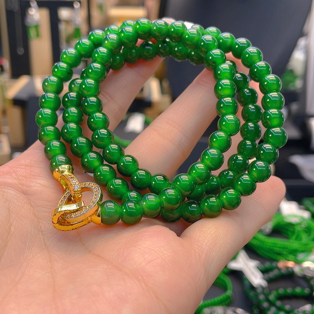 翡翠项链未镶嵌卡7