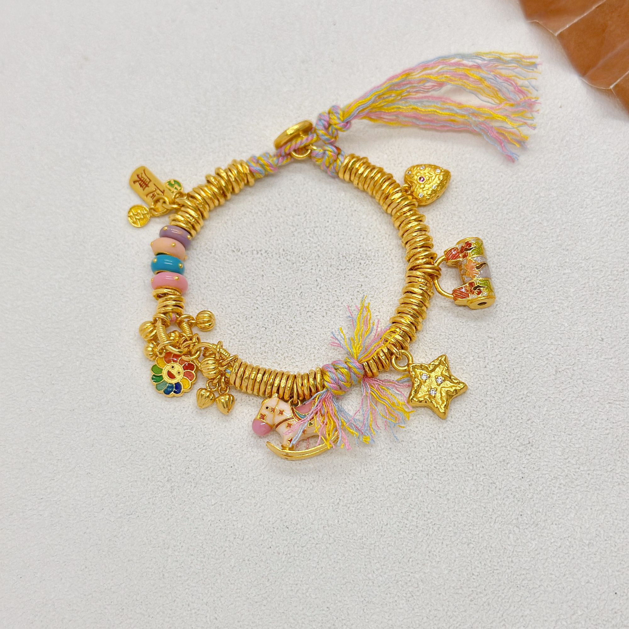 足金999饰品卡5 手链42.6g 长14cm