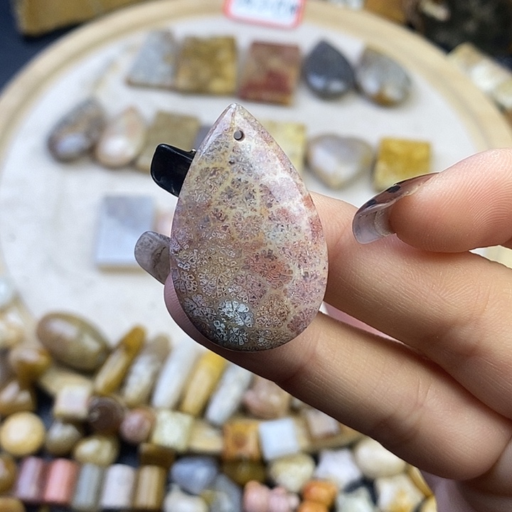 硅化玉未镶嵌颈饰4