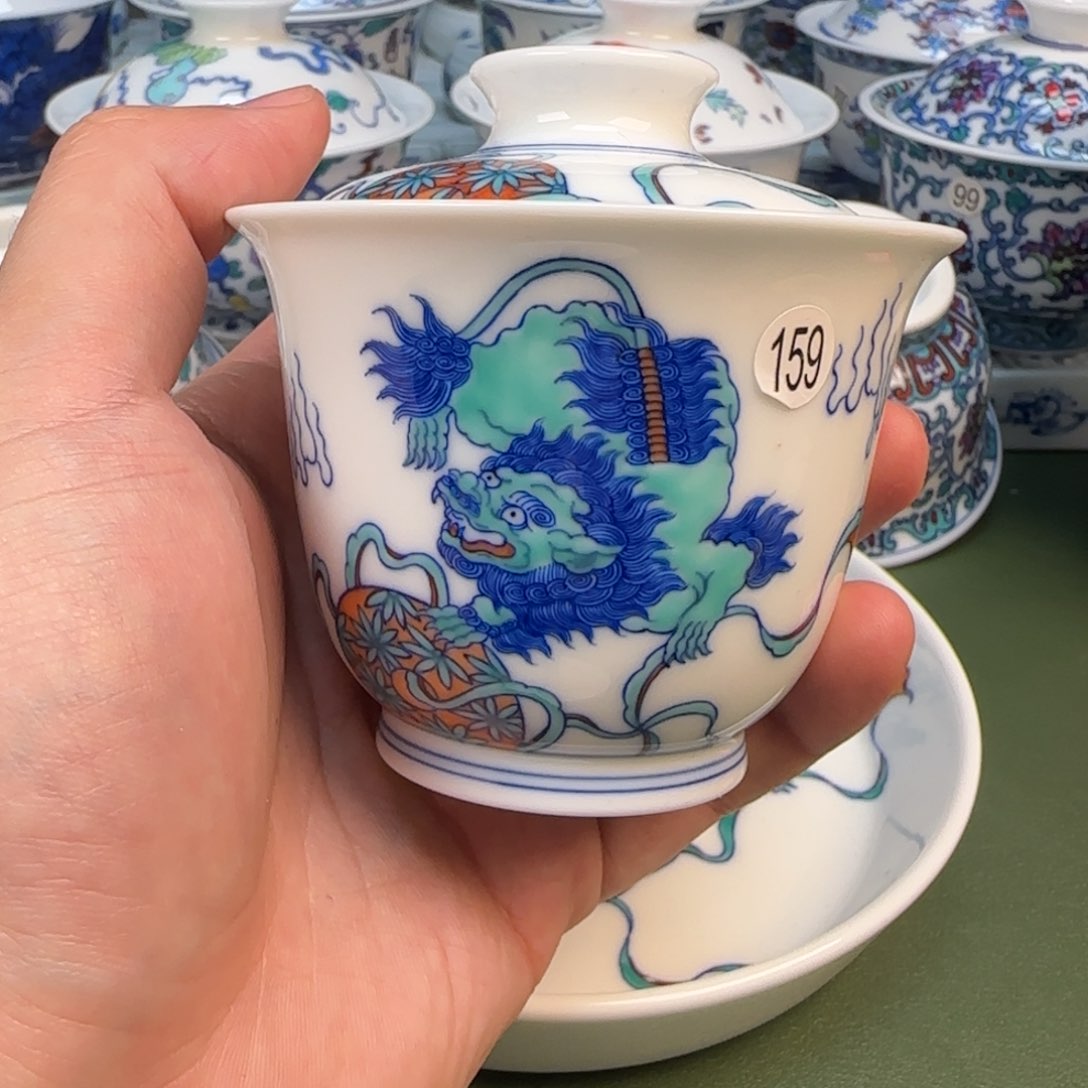 彦祖纯手工手绘茶具159