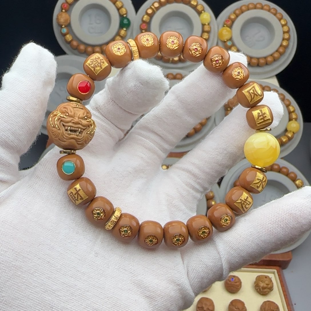 猴头核桃吊坠全品老型猴头手串私人订制满贯捡漏