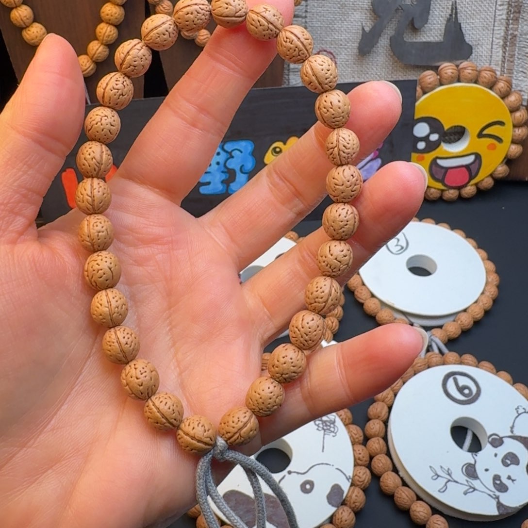 吊坠桃核8➕野生钱袋子手持