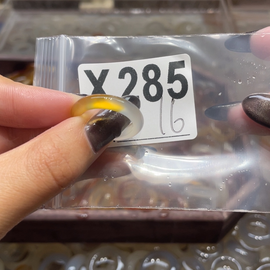 玛瑙/玉髓未镶嵌戒指285