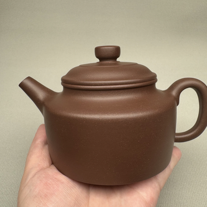 【龚卫壶艺】德中，紫泥，280cc，龚老师早期作品