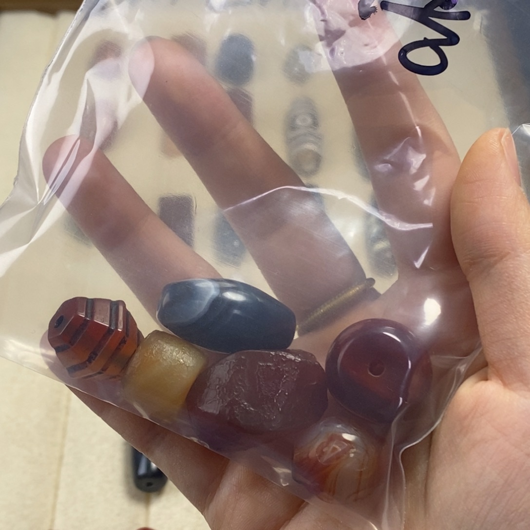 张***喜玛瑙/玉髓合金颈饰