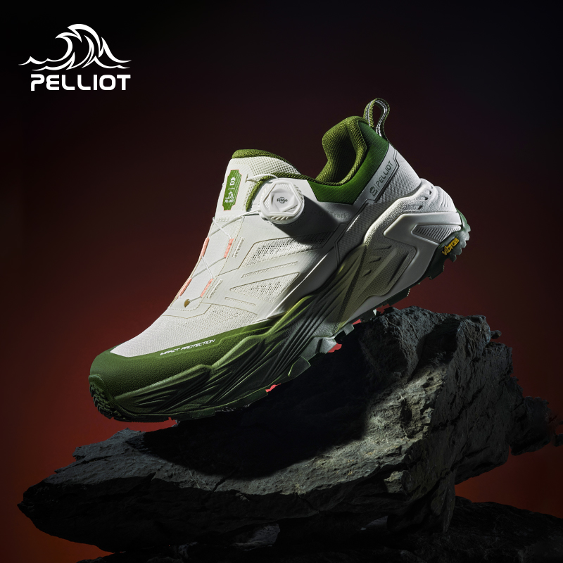 【CT-疾风】伯希和户外越野跑鞋男轻量化Vibram防滑徒步跑山鞋女