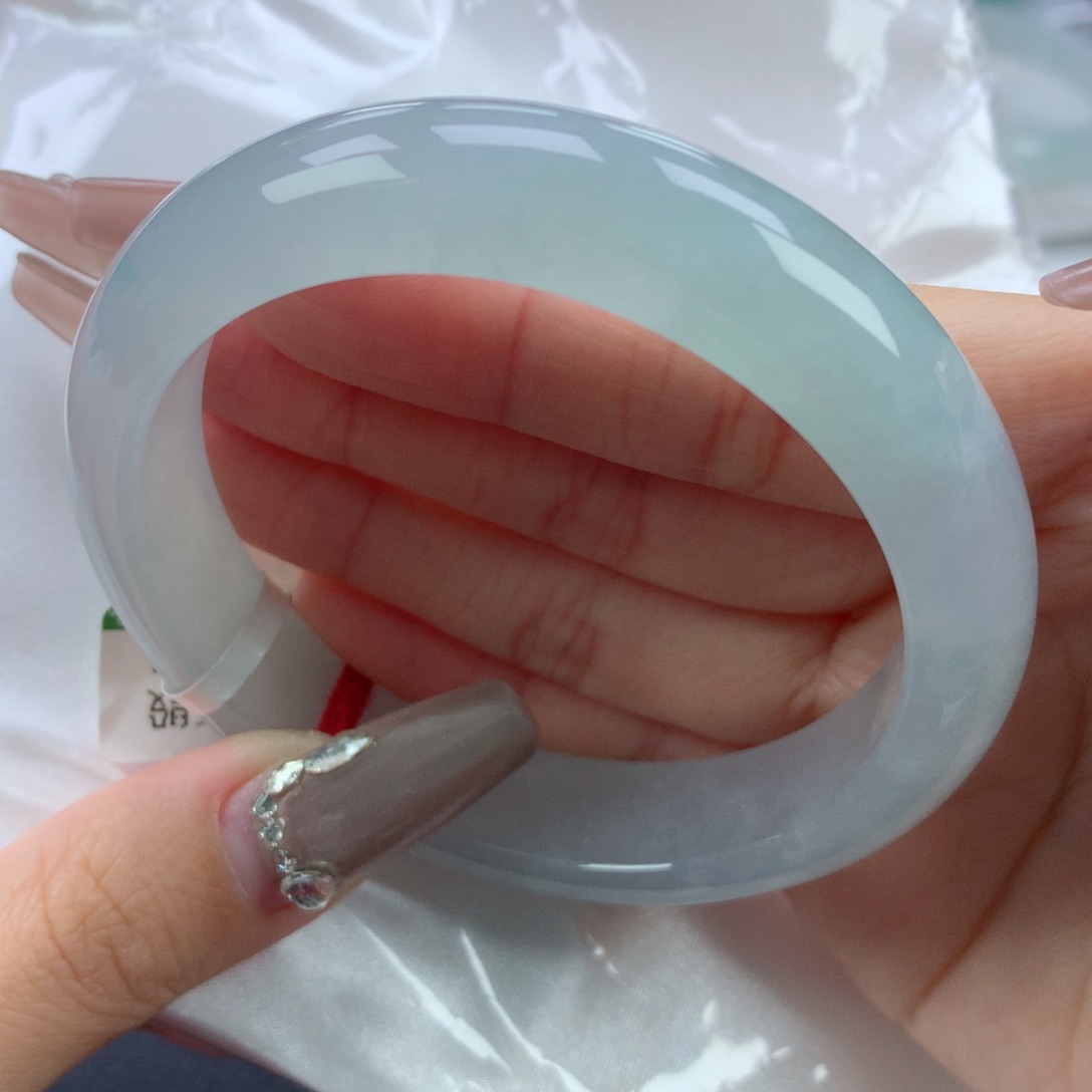 翡翠手镯未镶嵌58.8正圈