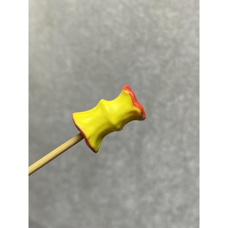 ps0043驼骨精雕彩绘苹果核12*16