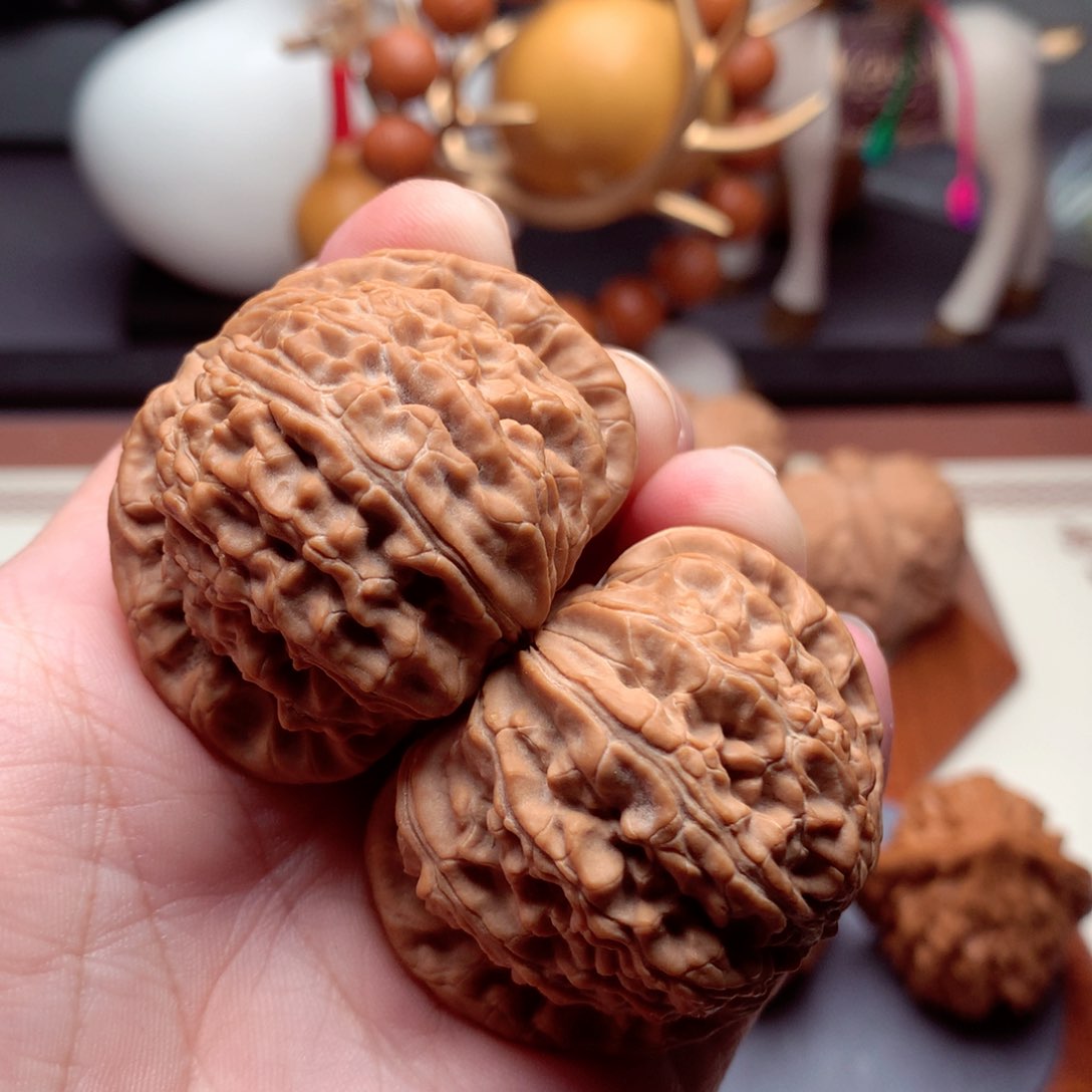 文玩核桃吊坠瑞*白狮子全品  1号