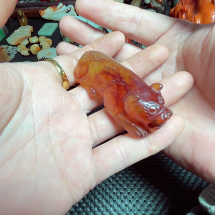 滴血莲花菩提把件