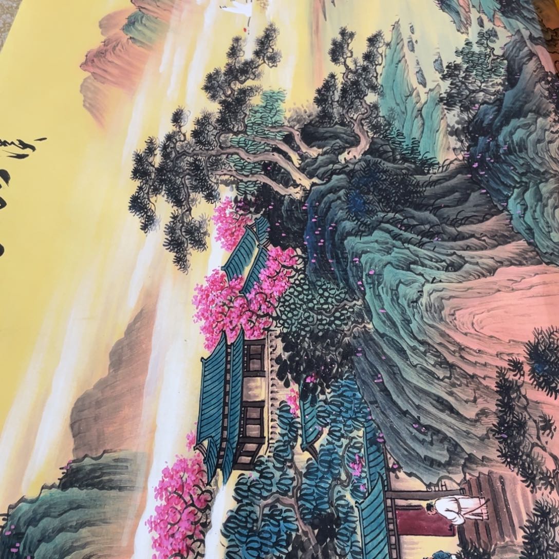 国画老师手绘带运险w