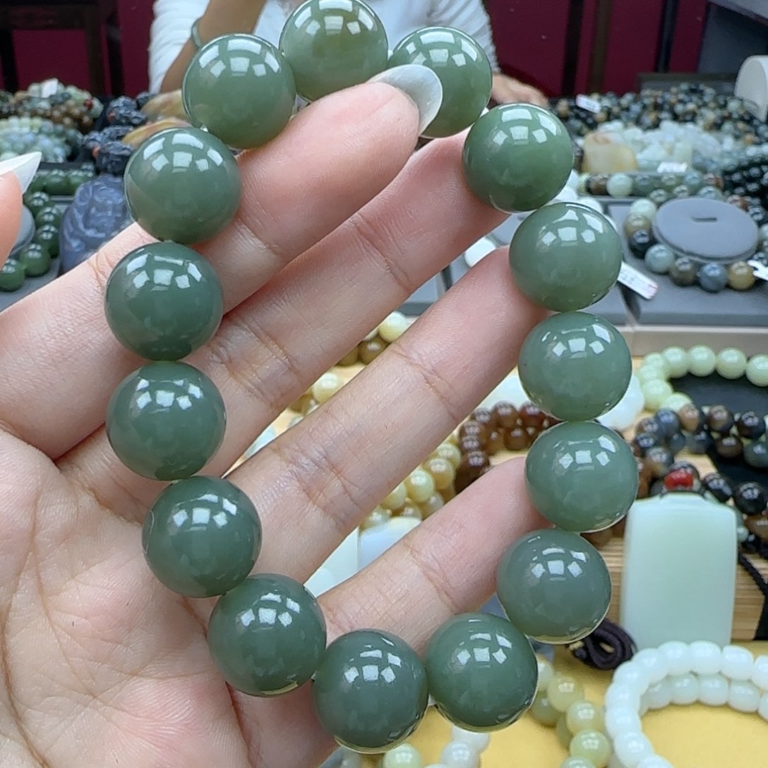 和田玉手链未镶嵌