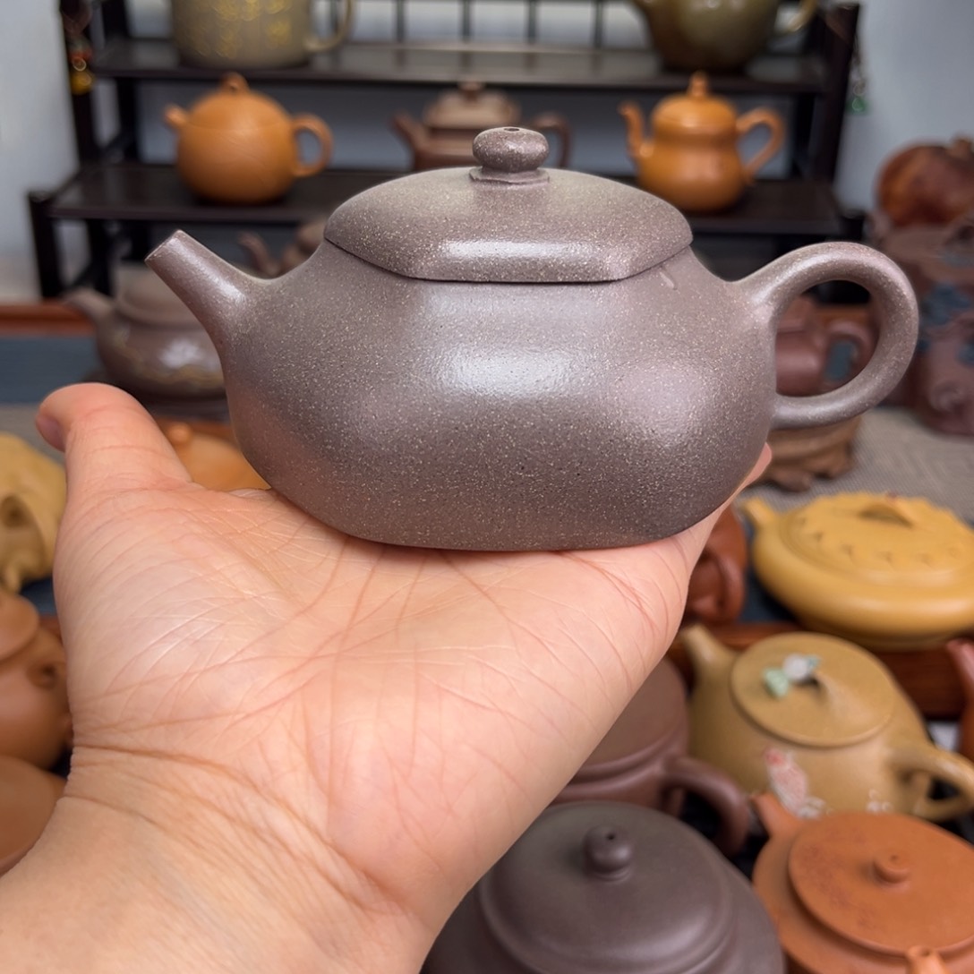 紫砂茶壶J**生手工制作