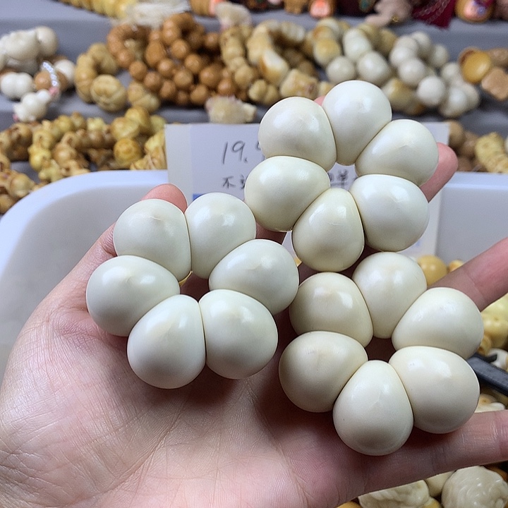 吊坠菩提根/象牙果象牙果蒜瓣瑕疵 2526色不均一个 不退不换