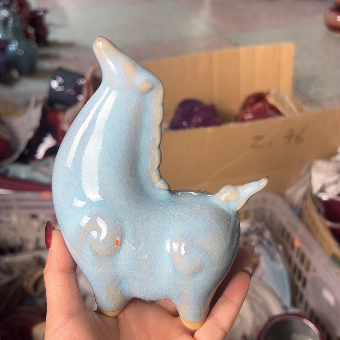 摆件郑家钧窑摆件
