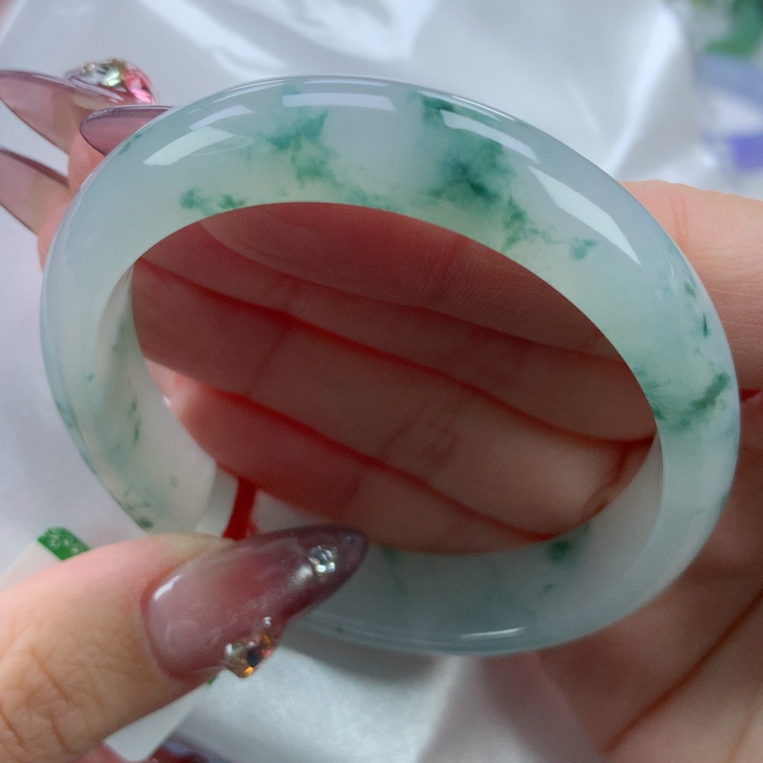 翡翠手镯未镶嵌56.9贵妃