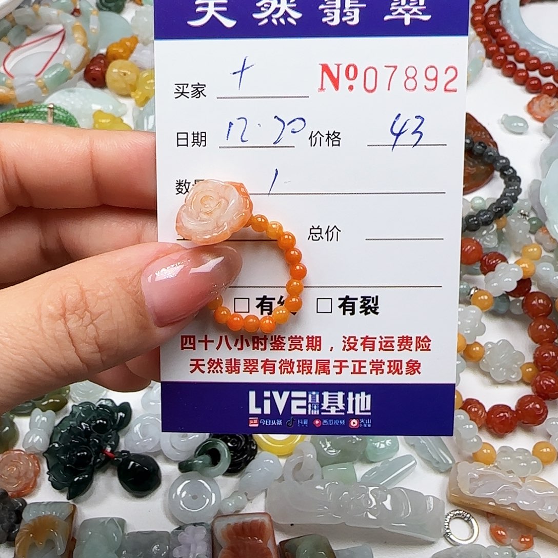 Y***八翡翠未镶嵌颈饰555