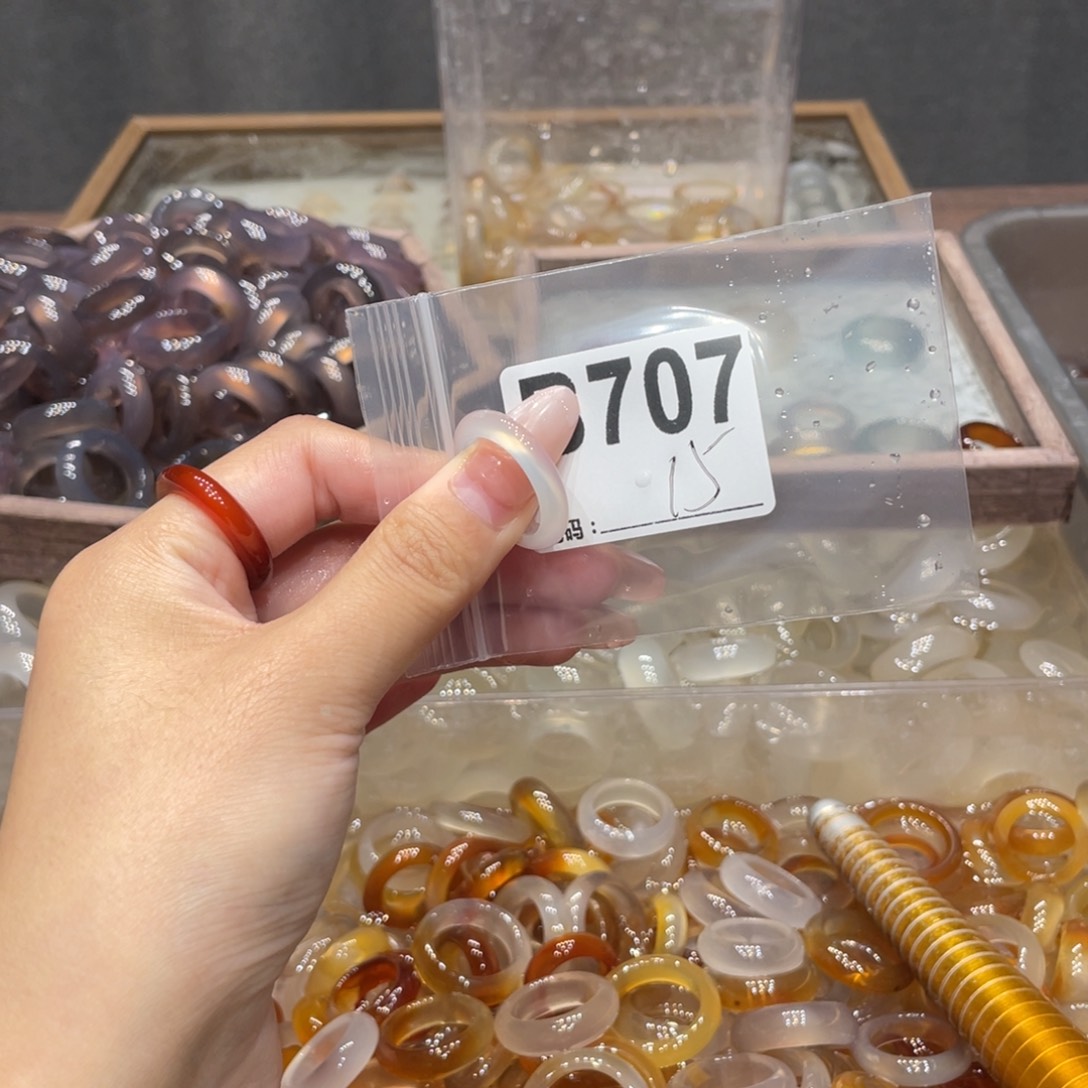 玛瑙/玉髓未镶嵌戒指707