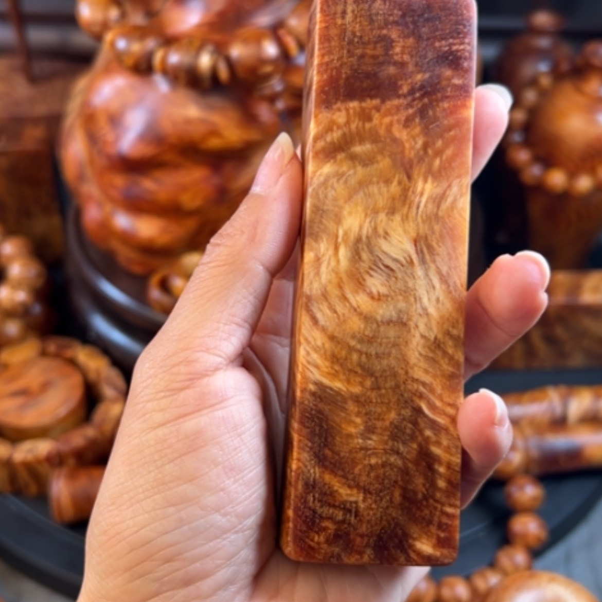 【闪购商品】松木（琥珀木）把件有瑕疵不退货